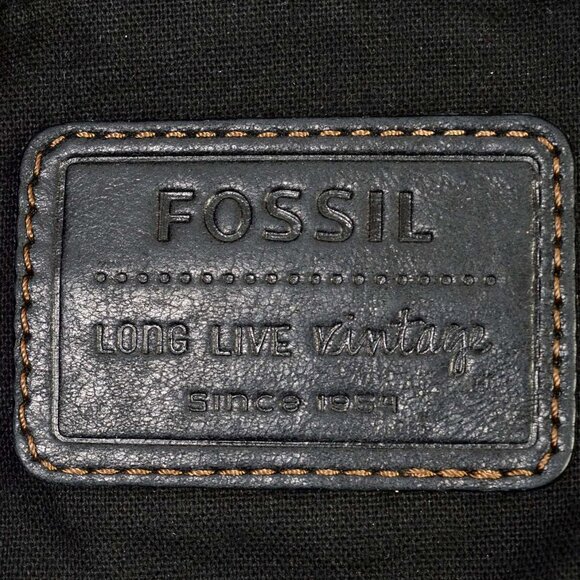 Fossil Black Leather Shoulder Bag - Picture 3 of 14